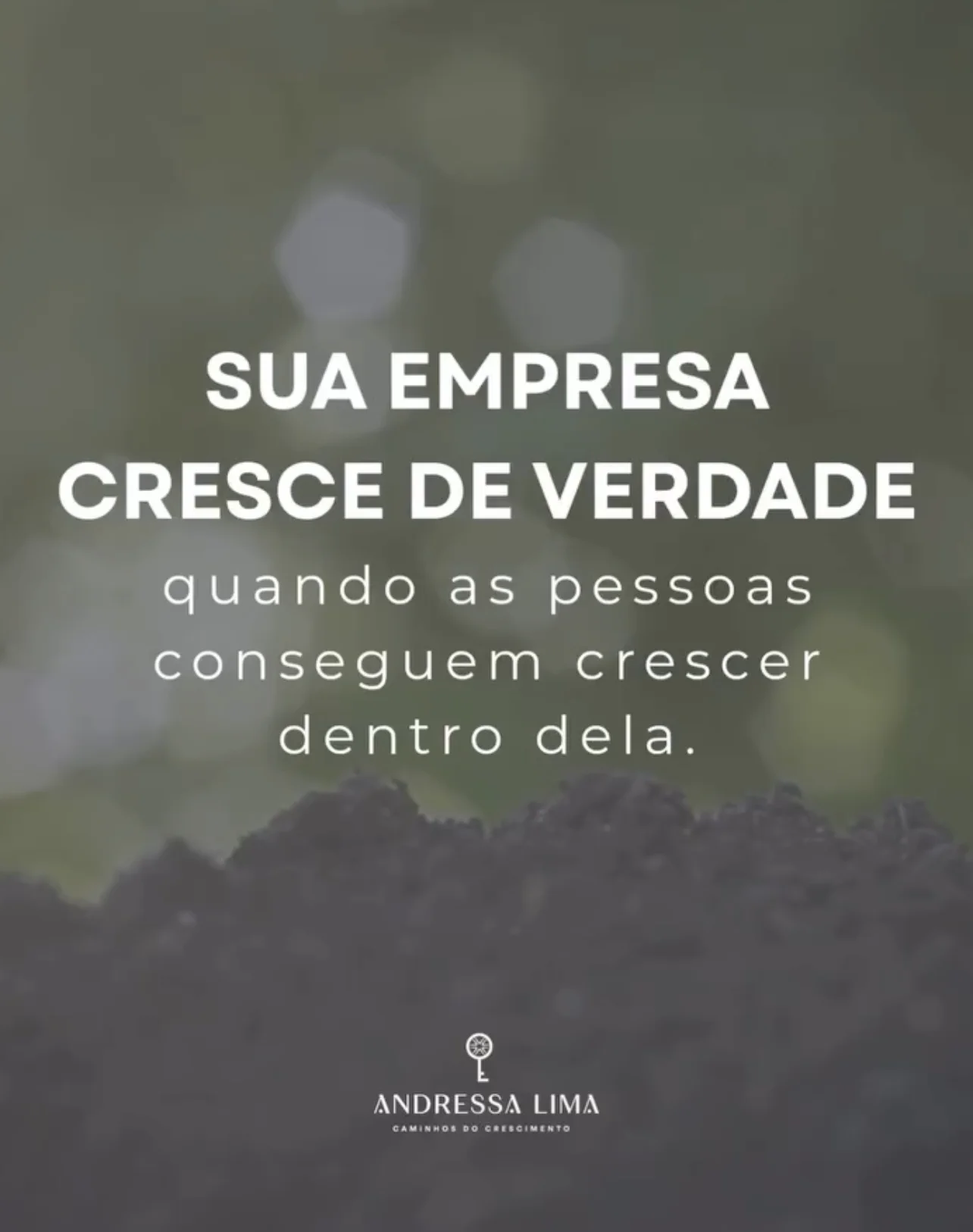 Publicação no Instagram — Sua empresa cresce de verdade